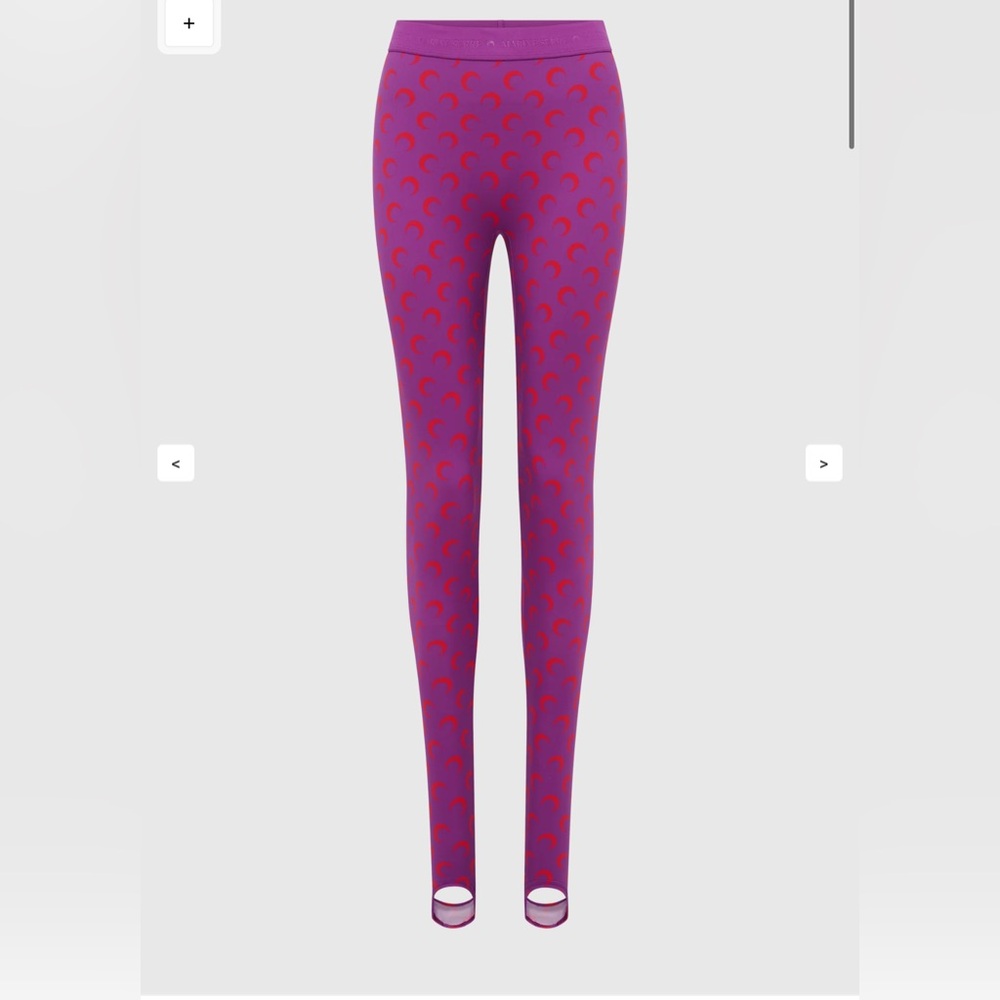 Marine Serre Moon Printed Jersey Leggings